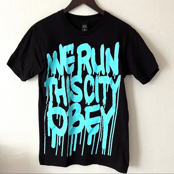 OBEY tshirt WE RUN THIS CITY - Picture 4 of 4